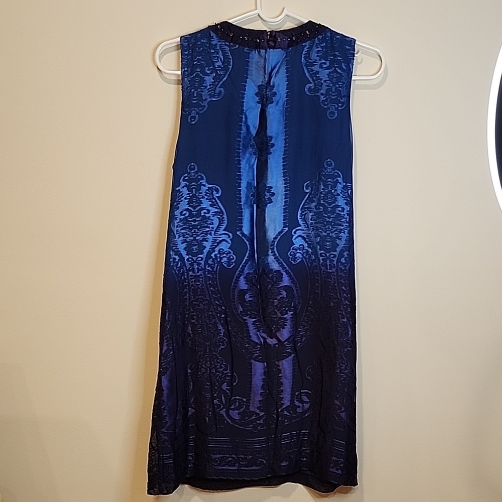 ECI Royal Blue Embellished Mini Dress - Picture 6 of 9